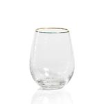 Negroni Gold Rim Glassware