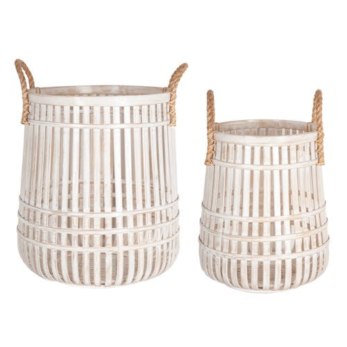 Alba Open Weave Round Baskets