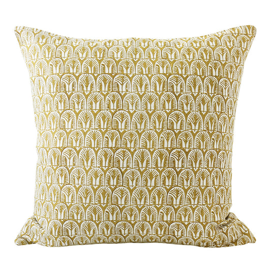 Belize Saffron Linen Pillow