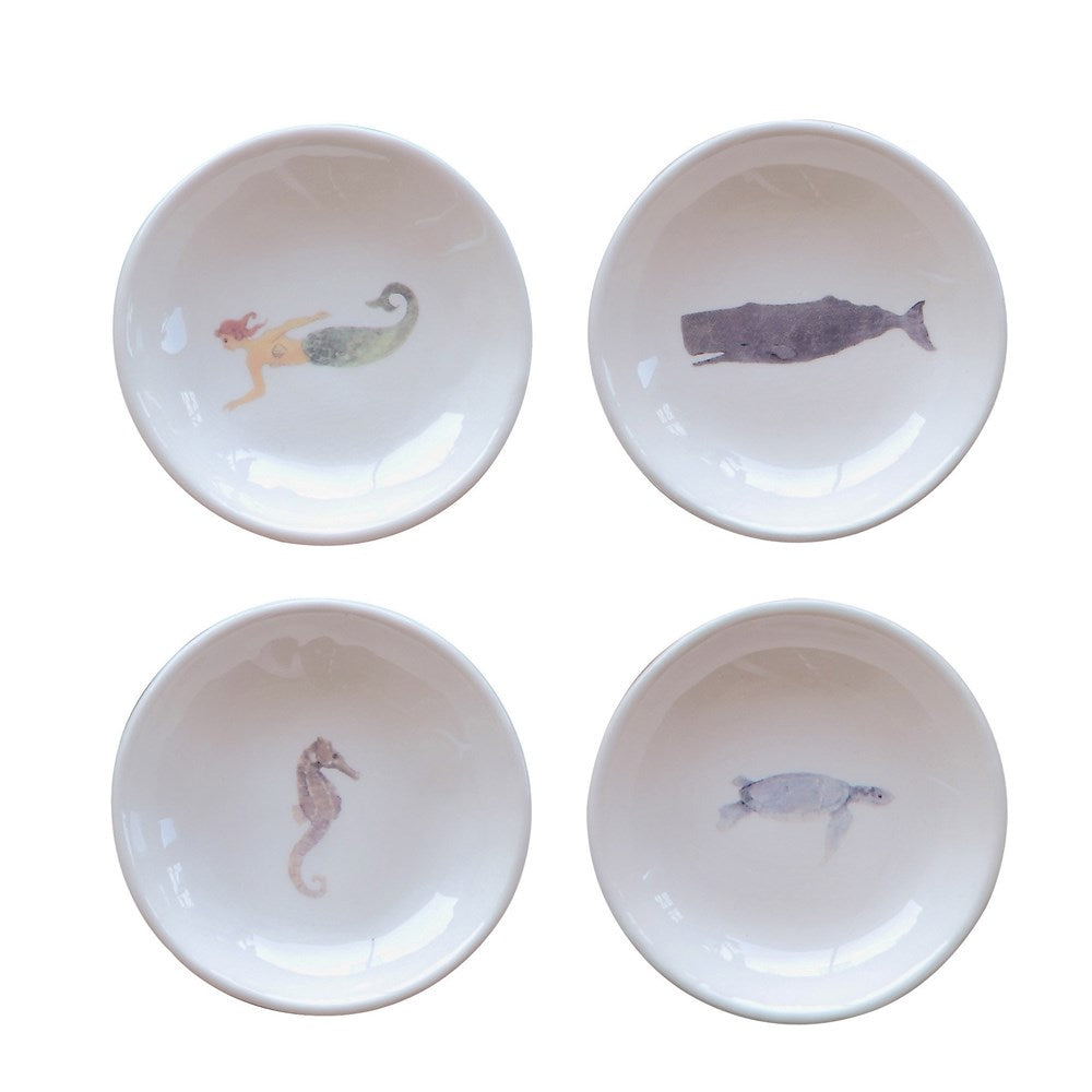 Ceramic Dish w/ Sea Life