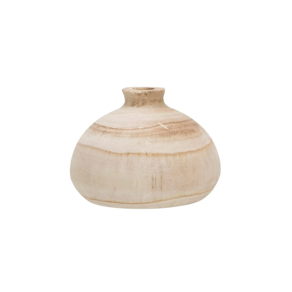 Paulowina Wood Vase