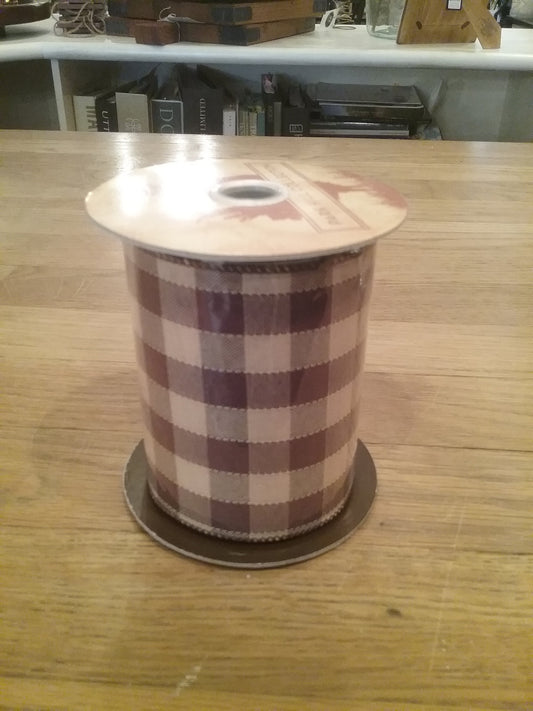 Cozy Plaid Ribbon
