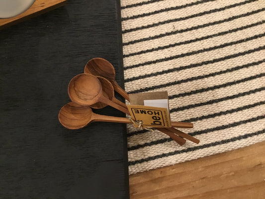 Teak Thin Spoons - Set of 4