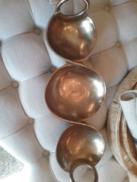 Aluminum 3 Cup Dish