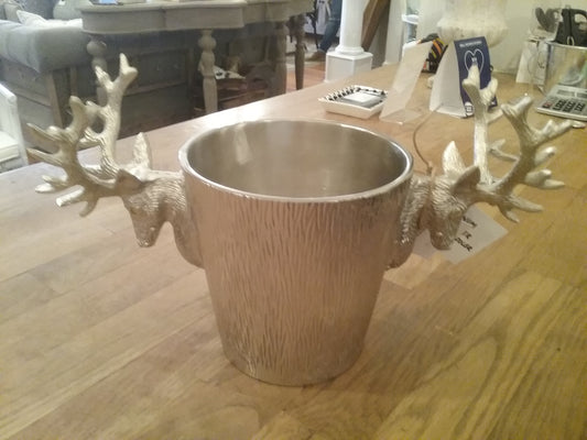 Aluminum Reindeer Wine Cooler
