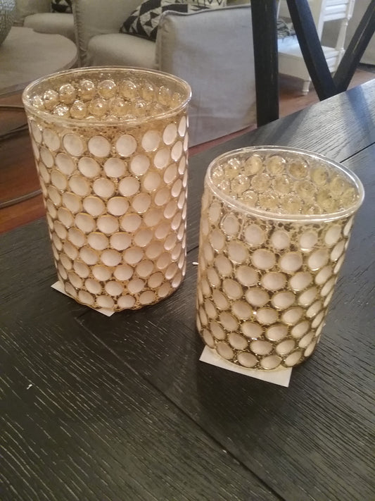 Dimple Cut Votive Holder