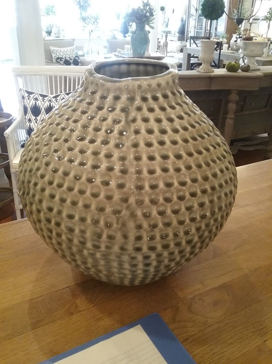 Beaded Tear Drop Vase