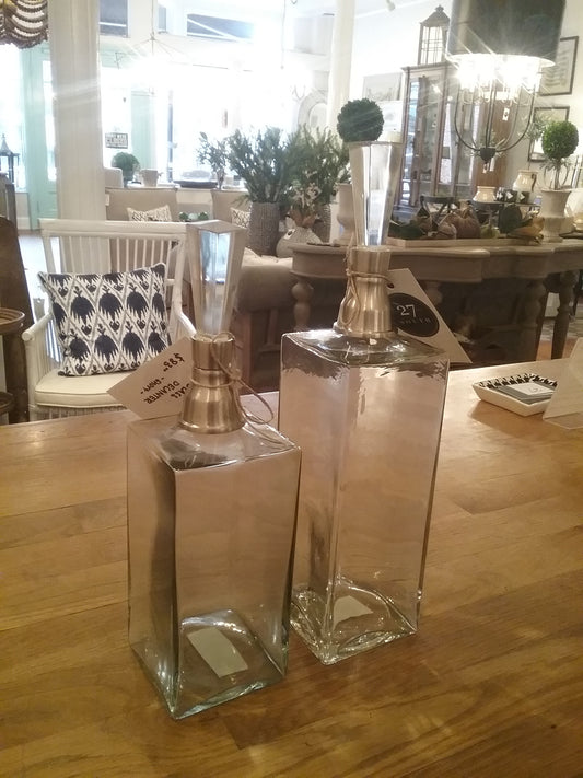 Square Glass Decanter