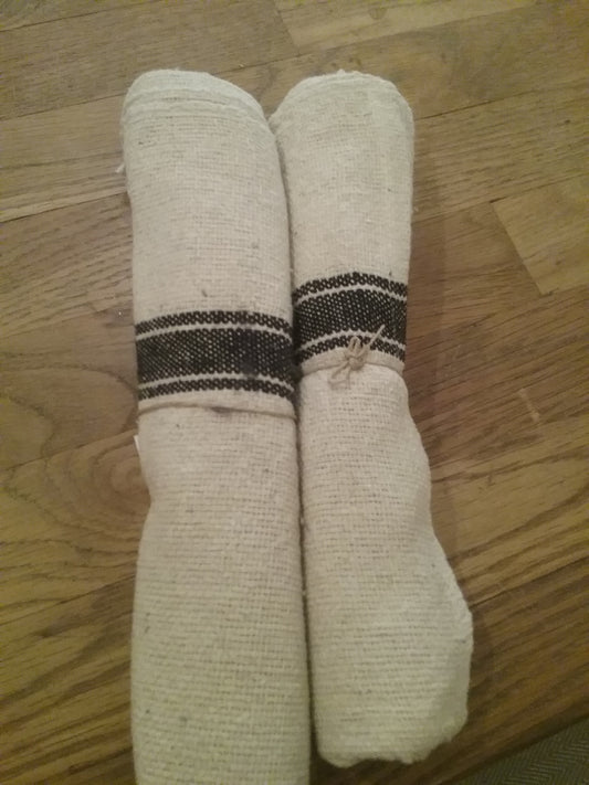 Cotton Napkin - Black Stripe