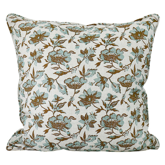 Java Oak Celadon Linen Pillow