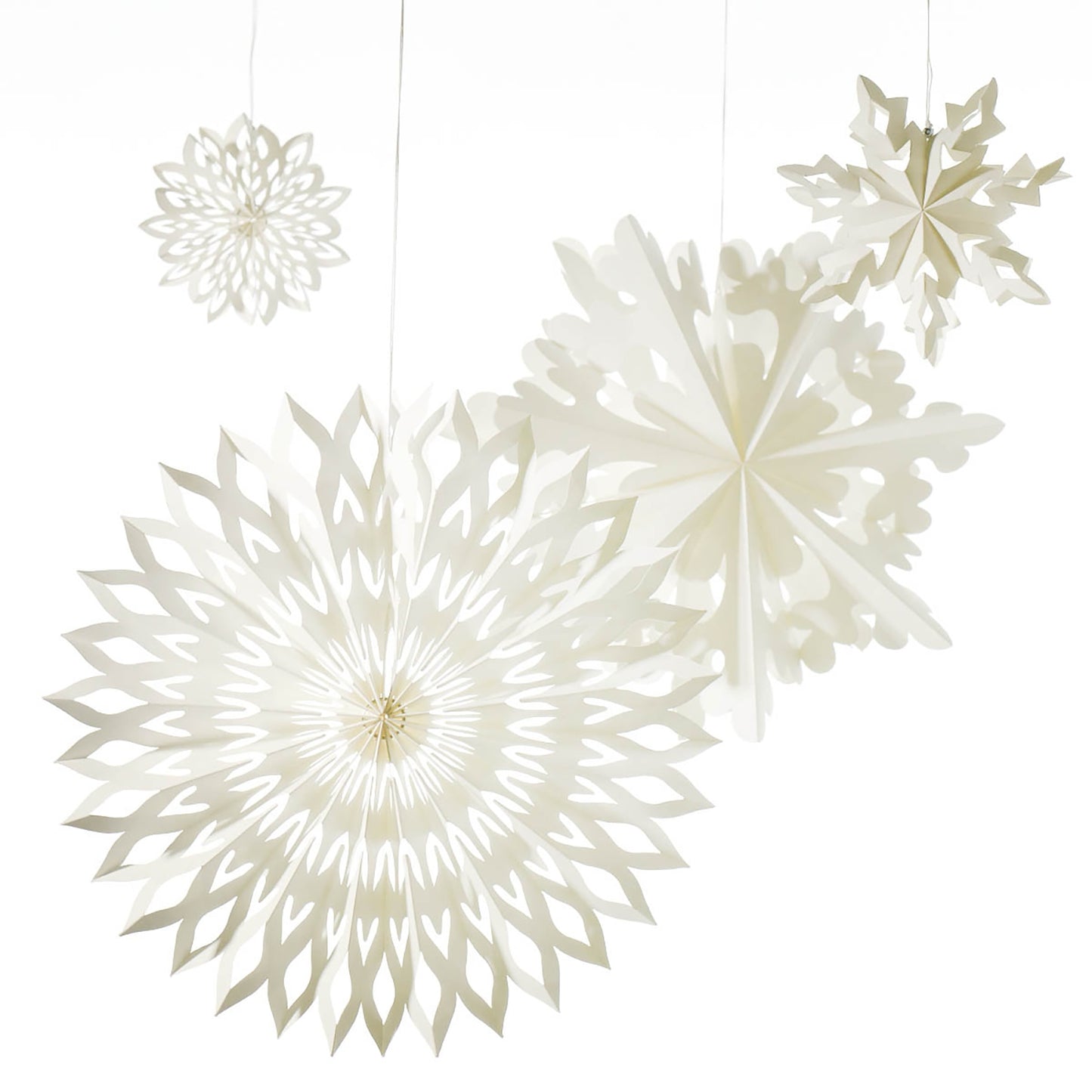 Paper Snowflake Ornaments