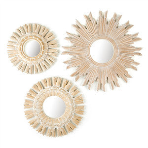 Sunburst Pickled Mirror
