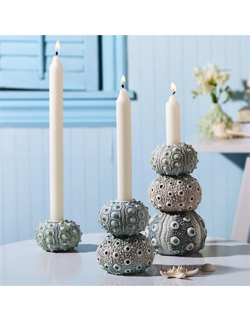 Sea Urchin Candle Holders - S/3