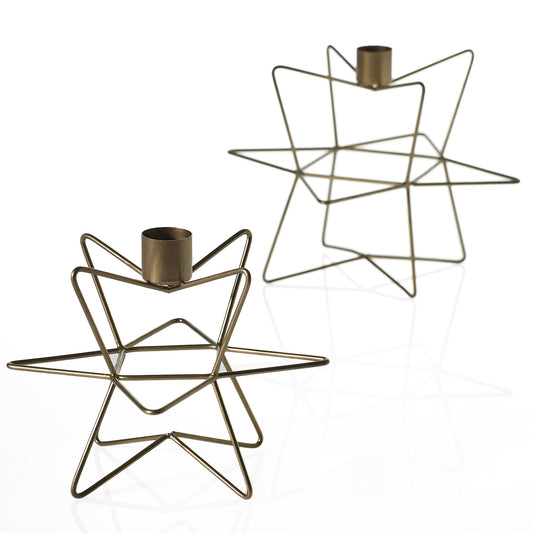 Wire Star Candleholder