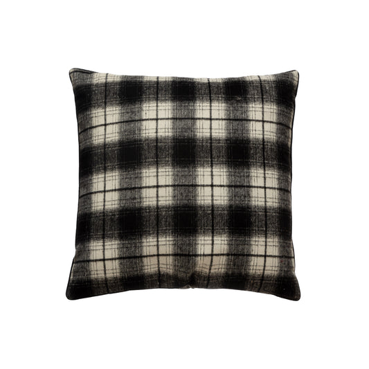 24" Black & White Plaid